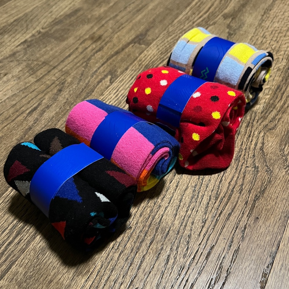 4 pairs colorful men’s socks - 2for15